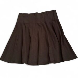Garage Black Pleated Skirt
